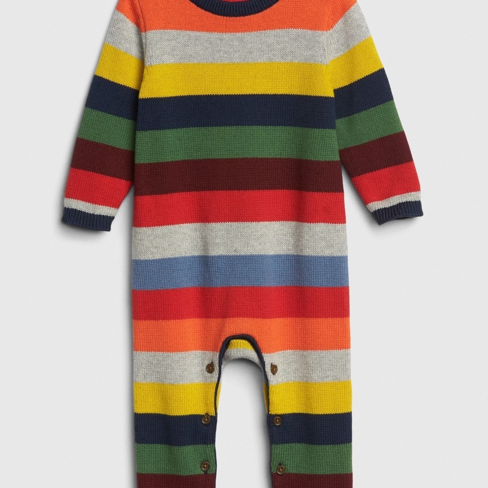 NWT Baby Gap Stripe Sweater One Piece 12-18MO